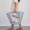 Flexible Plastic Laundry Basket - Square Storage Hamper with Side Handles for Easy Carrying - Versatile Organizer for Laundry, and Household Storage